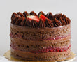 TORTA CHOCOLATE MANJAR FRAMBUESA SIN AZÚCAR SIN GLUTEN SIN LACTOSA