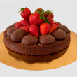 TORTA BROWNIE GANACHE COCO VEGANA