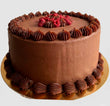 Torta de chocolate vegana aplv frambuesas o nutella